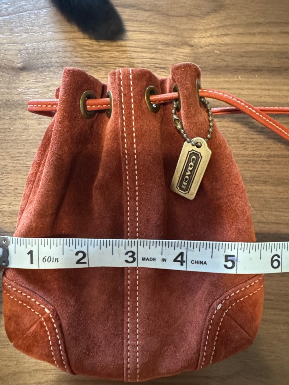 Vintage Coach suede wrislet - Picture 10 of 11